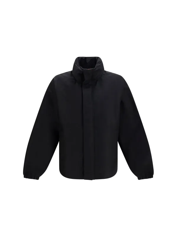 Jacket Compact Cotton Zip Black made by Gucci