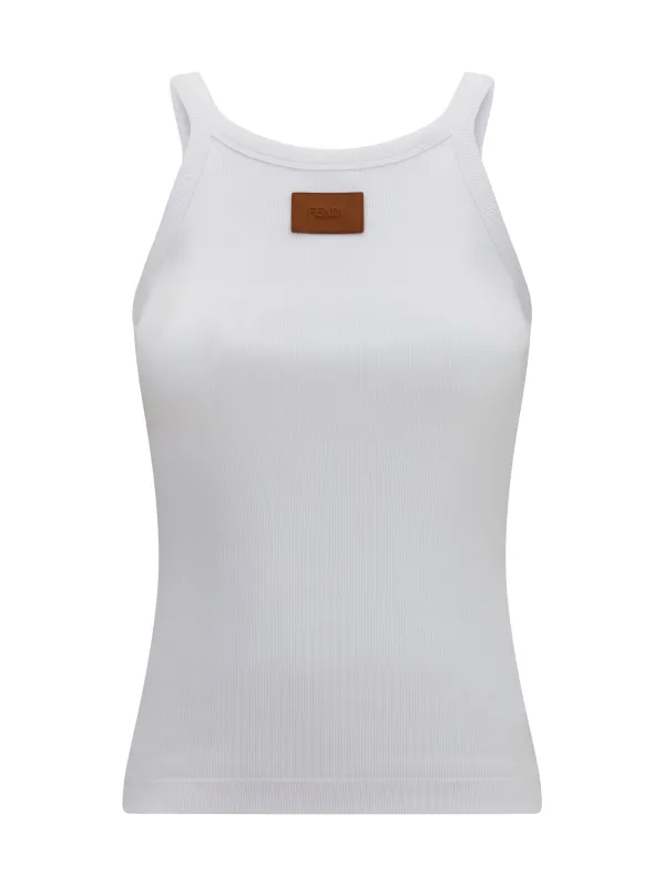 Tank Top Ribbed Cotton made by Fendi