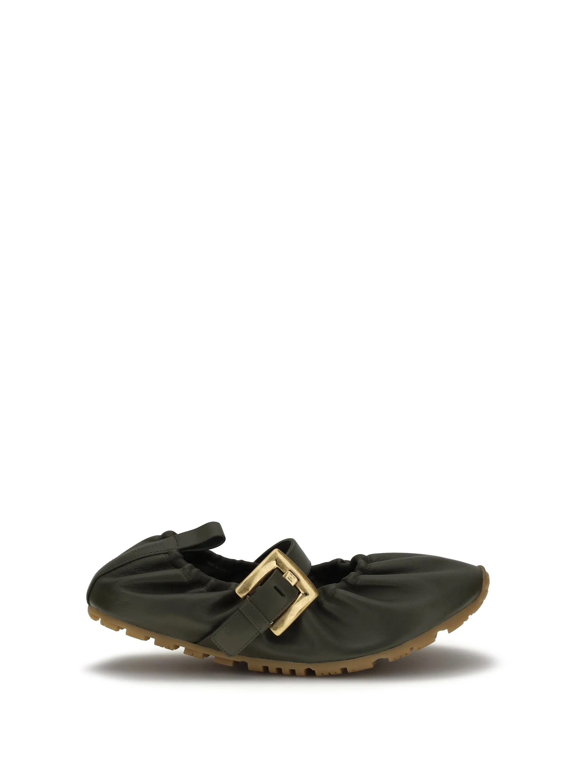 Ballerinas Buckle-Strap Green sold by Zulily