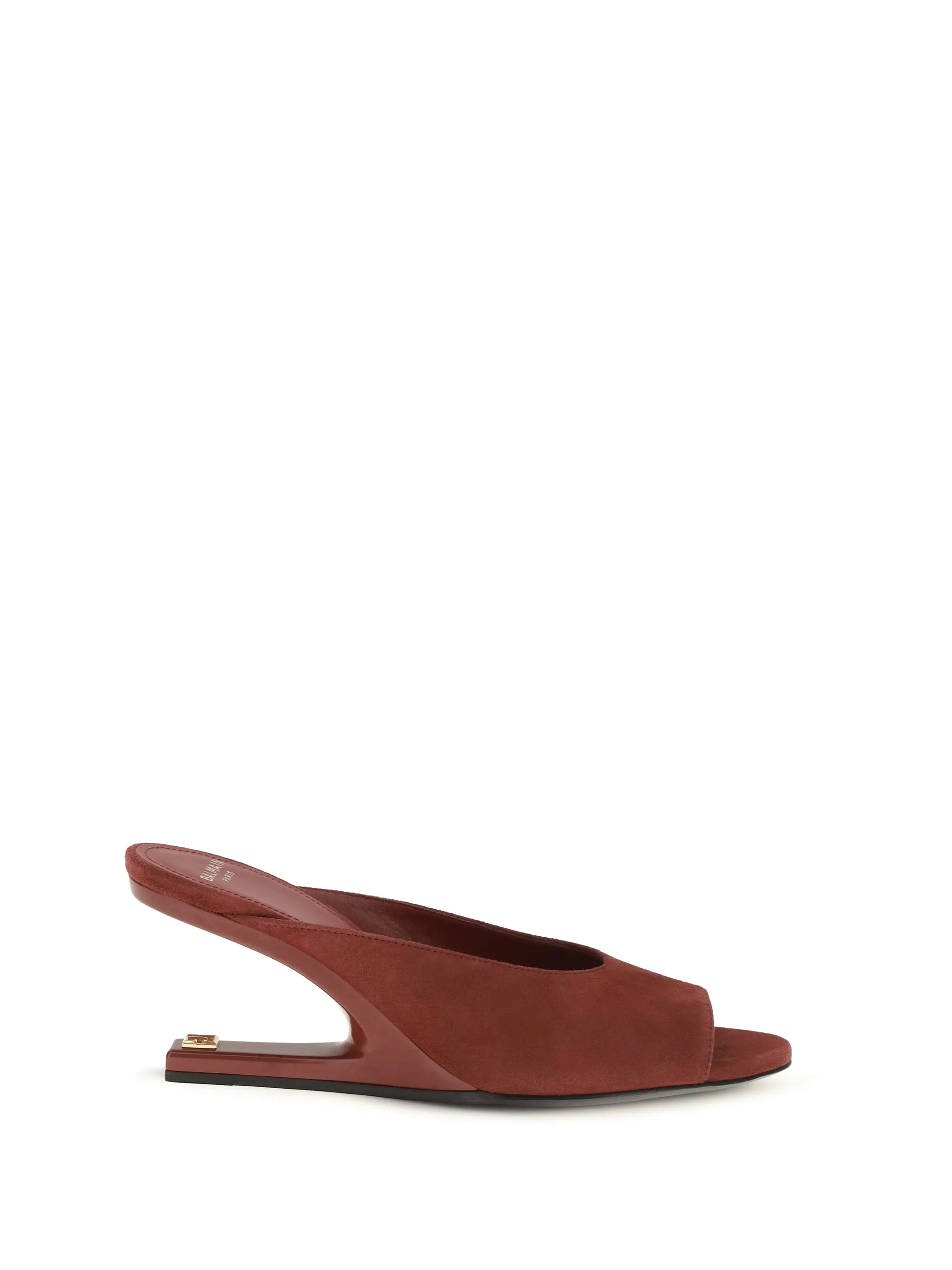 Mules Suede Bordeaux sold by Zulily