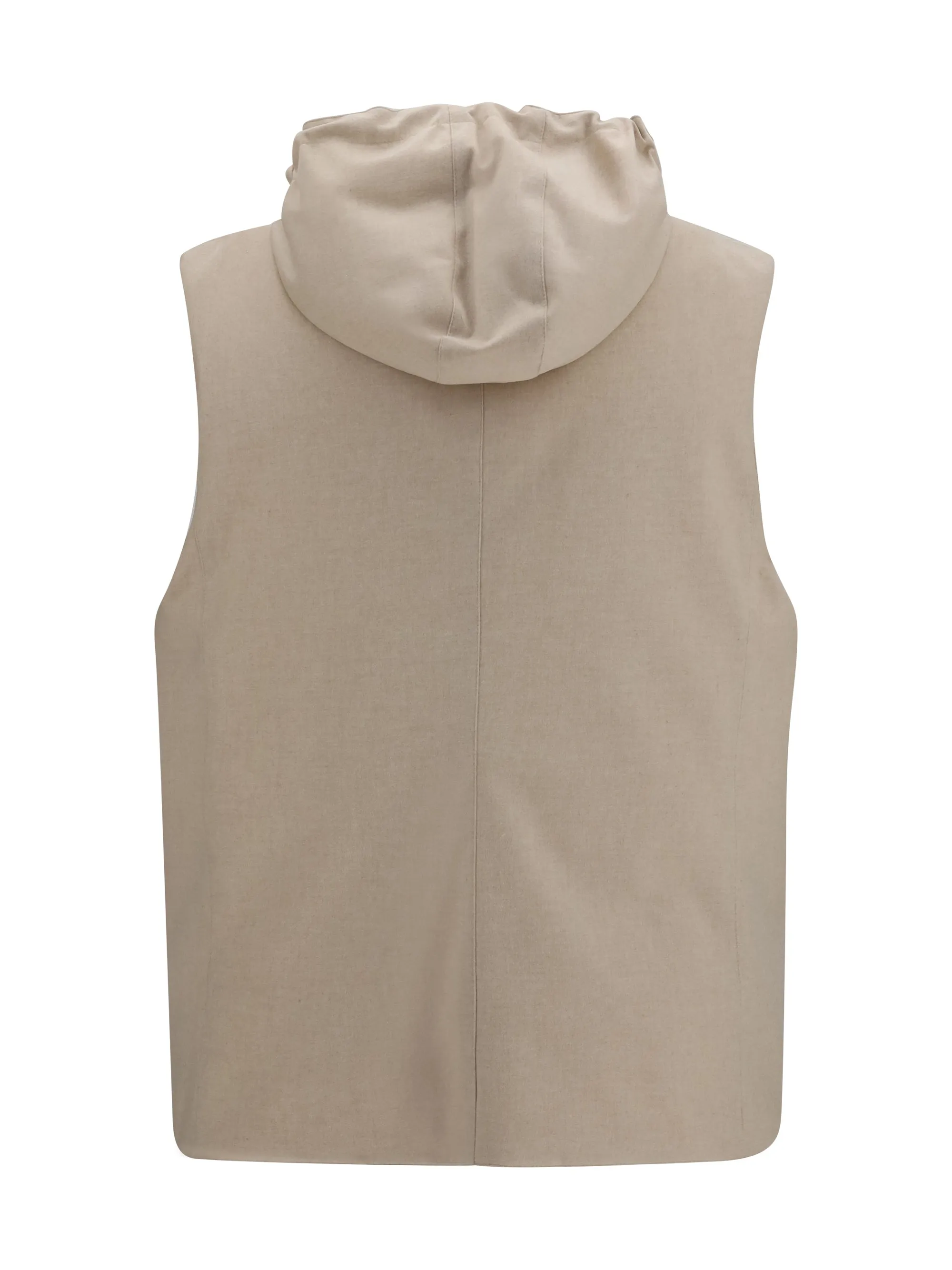 Wool Down Vest Sand/Panama sold by Zulily product image thumbnail 2