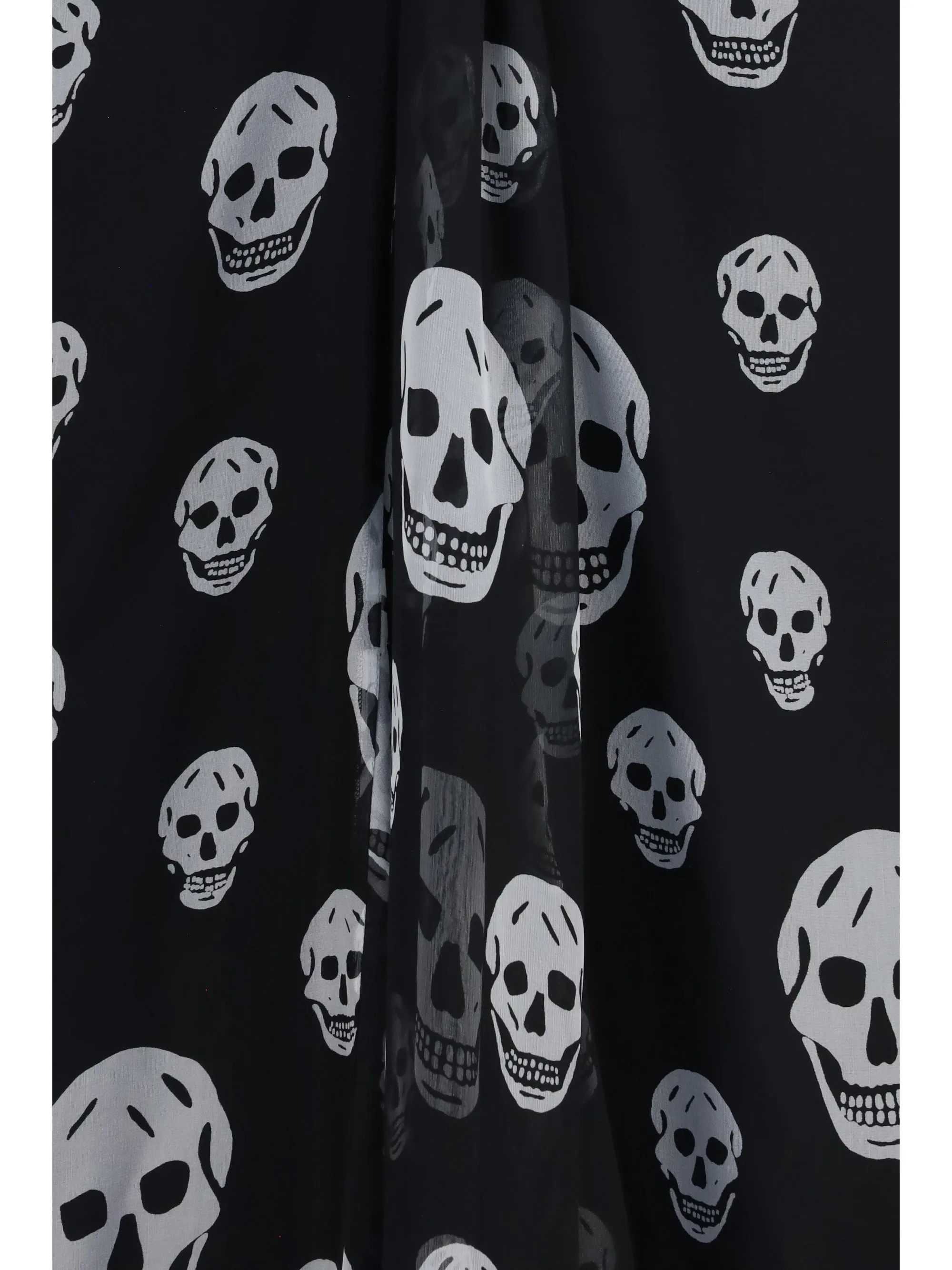 Skirt Draped Long Skull Black/White sold by Zulily product image thumbnail 2
