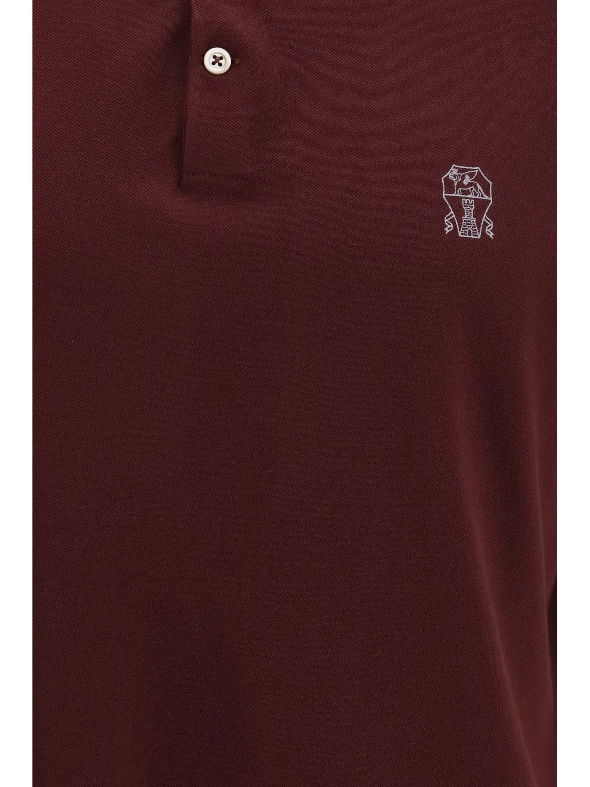Polo Shirt Burgundy/Grey sold by Zulily product image thumbnail 3
