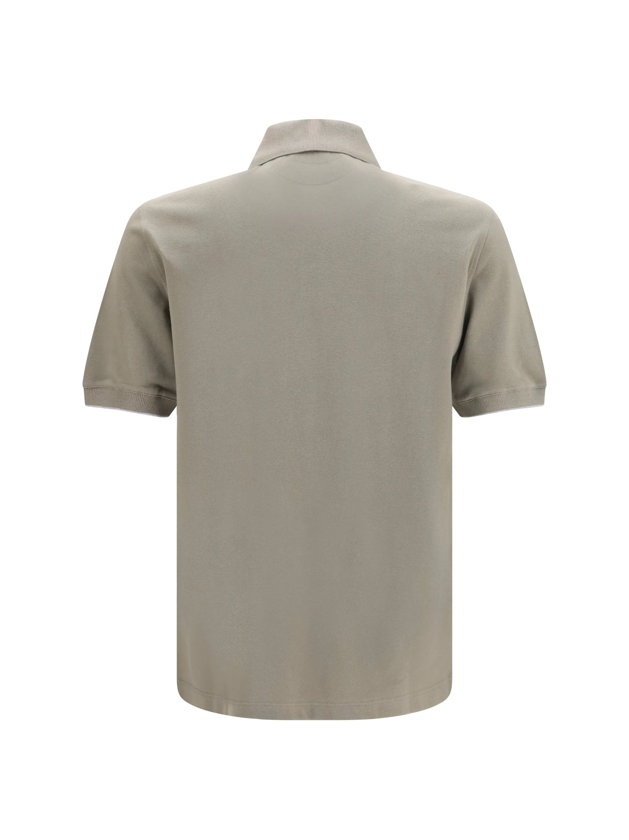 Polo Shirt Cotton Khaki/Grey sold by Zulily product image thumbnail 3