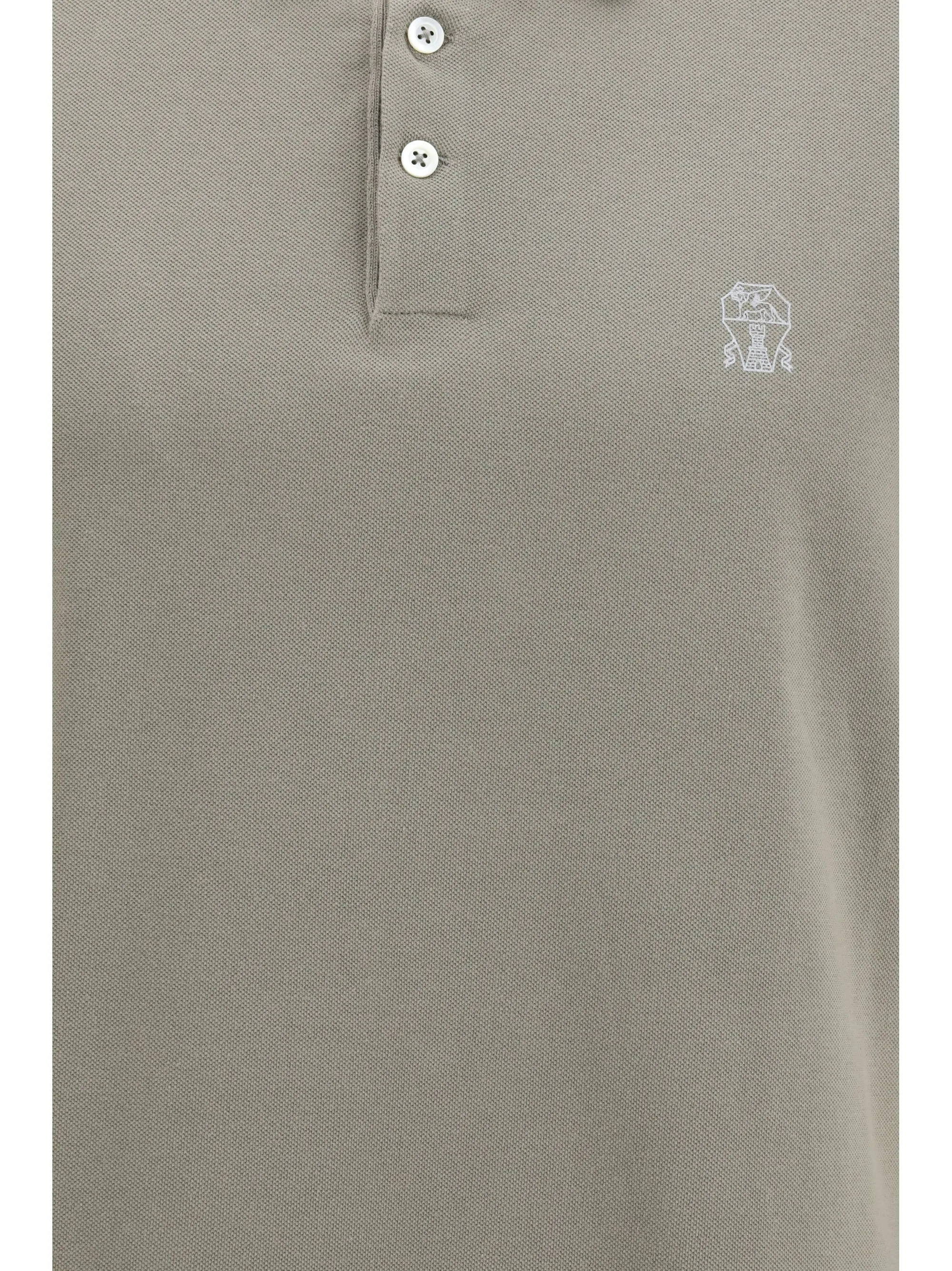 Polo Shirt Cotton Khaki/Grey sold by Zulily product image thumbnail 2