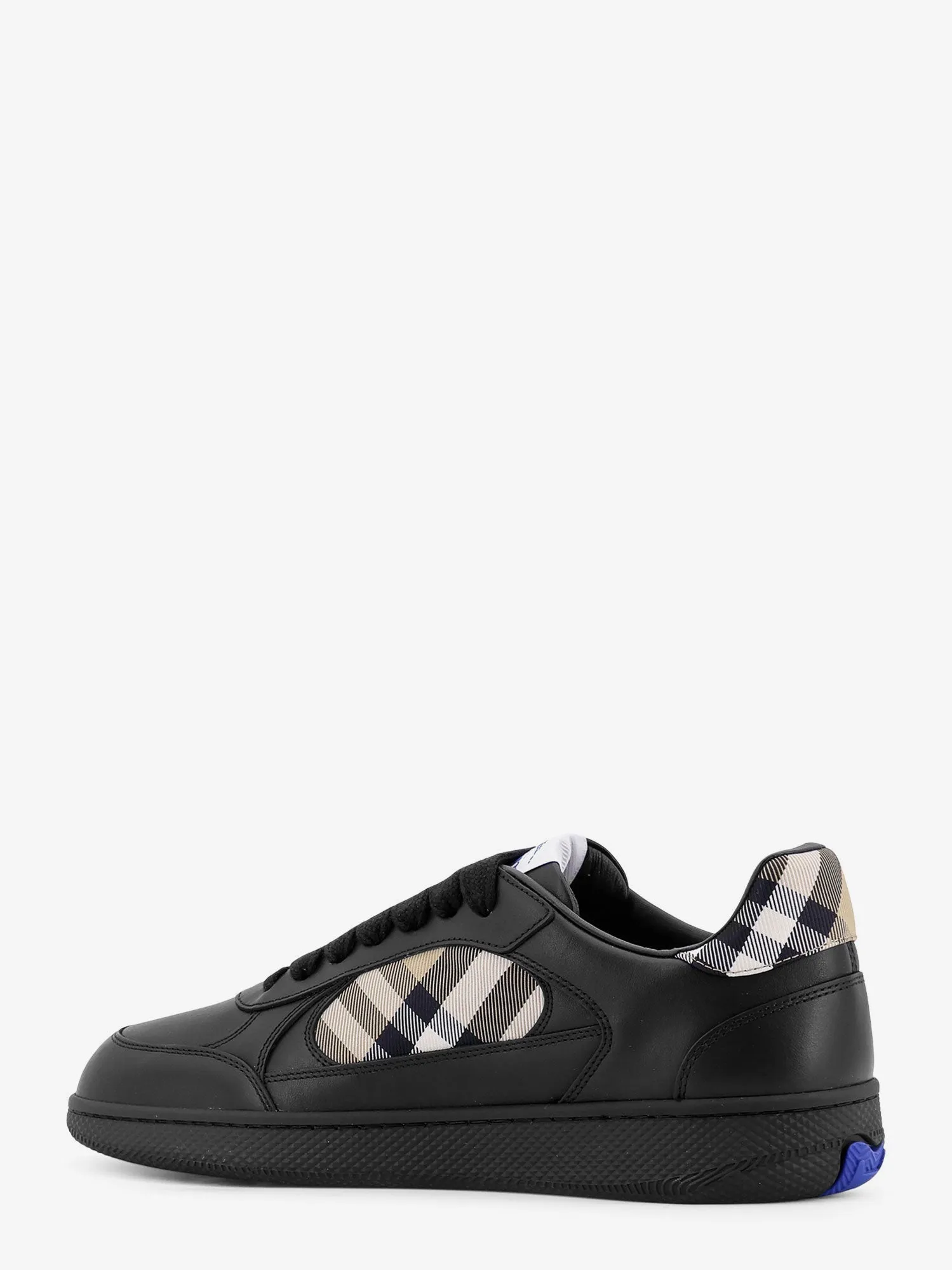 Leather Sneakers With Check Inserts sold by Zulily product image thumbnail 4