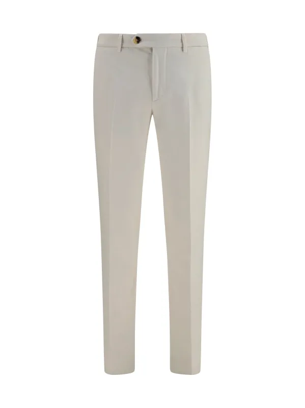 Pants Dyed Cotton White made by Brunello Cucinelli
