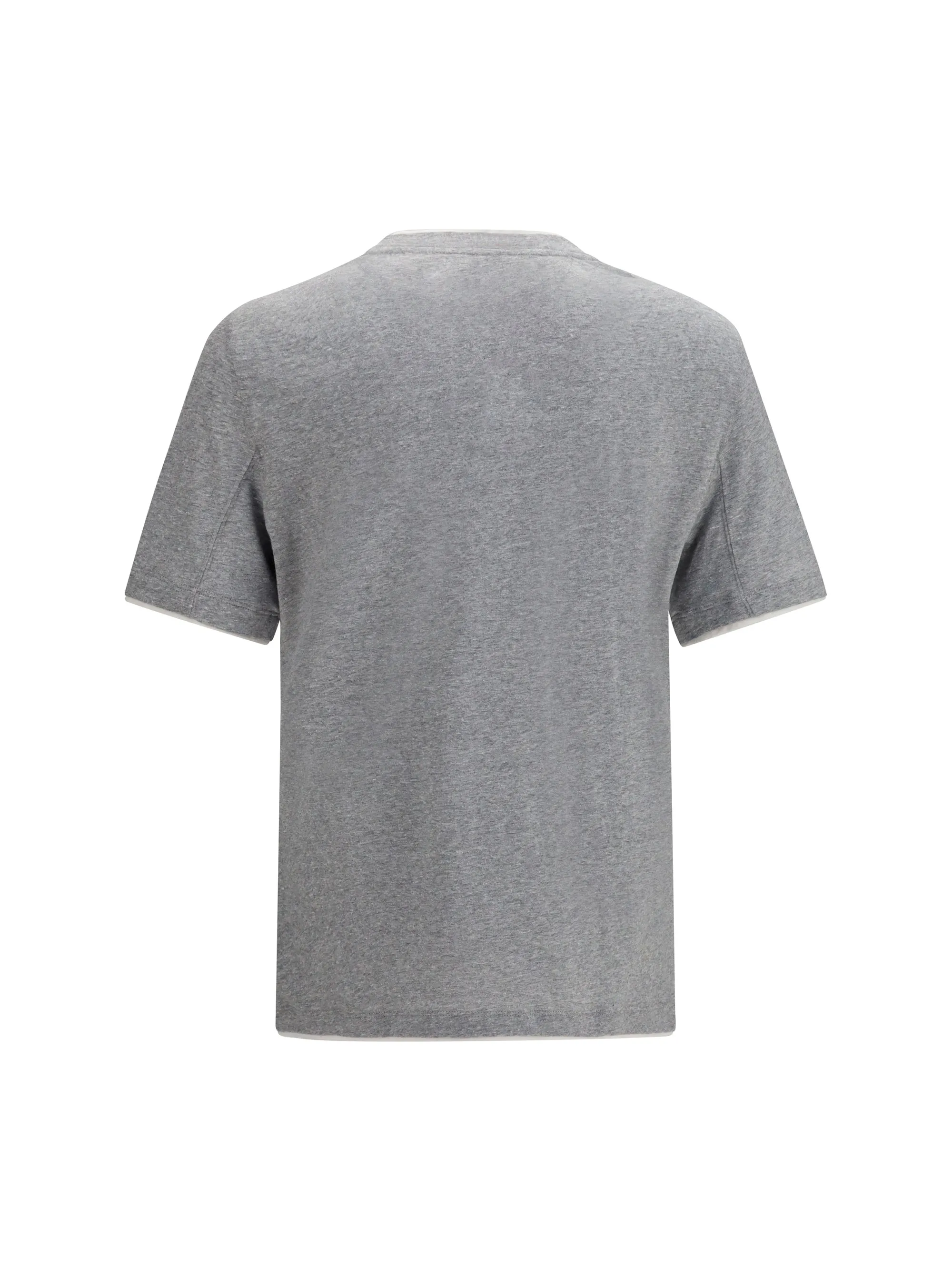 Short-Sleeve Cotton T-Shirt Medium Grey/Off White sold by Zulily product image thumbnail 2