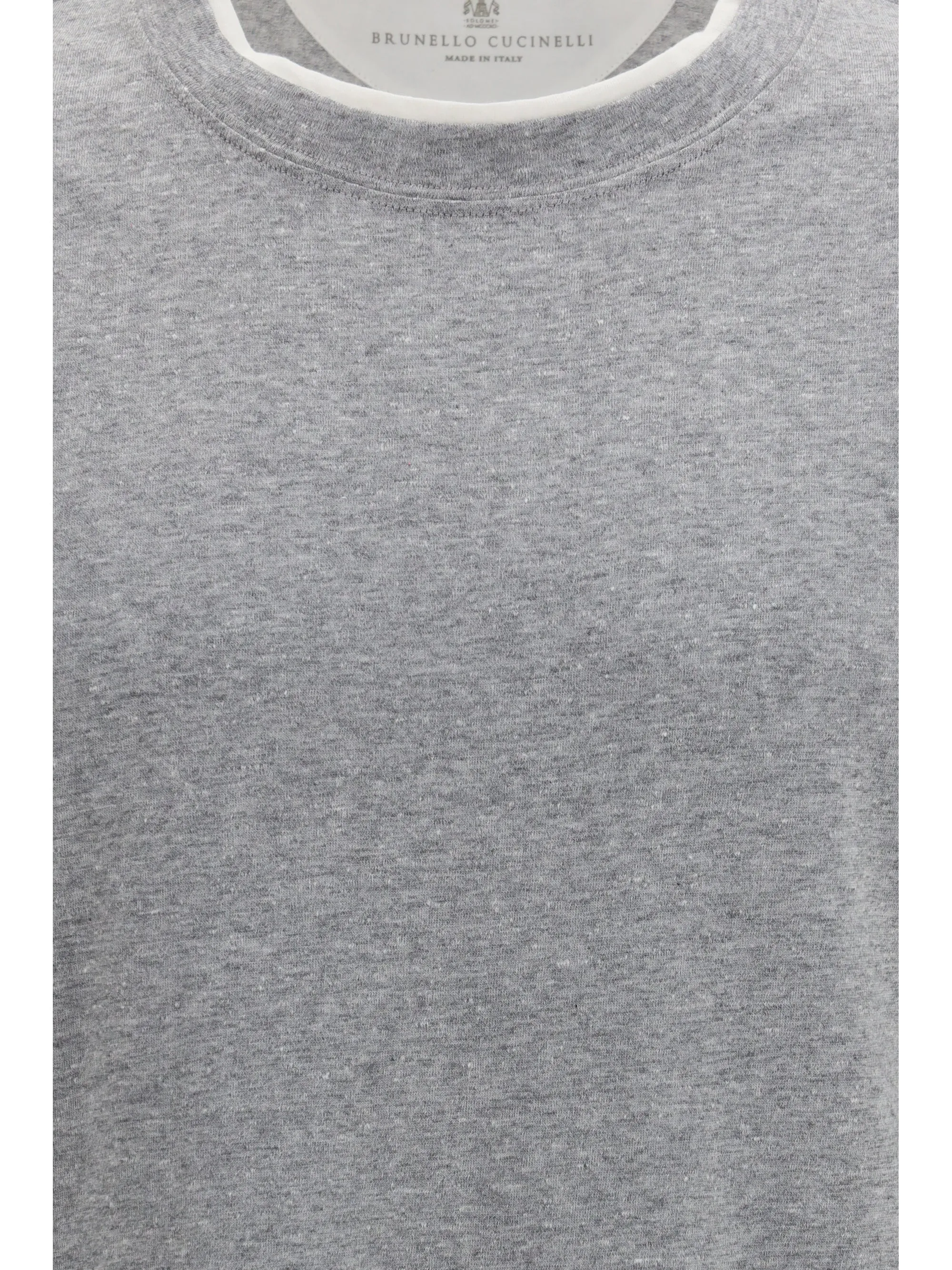 Short-Sleeve Cotton T-Shirt Medium Grey/Off White sold by Zulily product image thumbnail 3