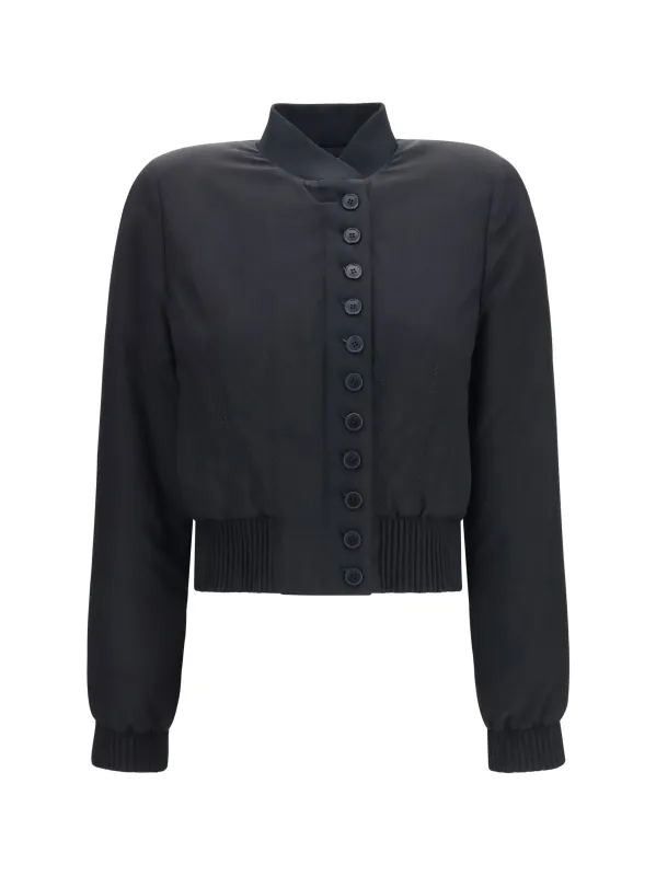 Bomber Jacket Black made by Alexander McQueen