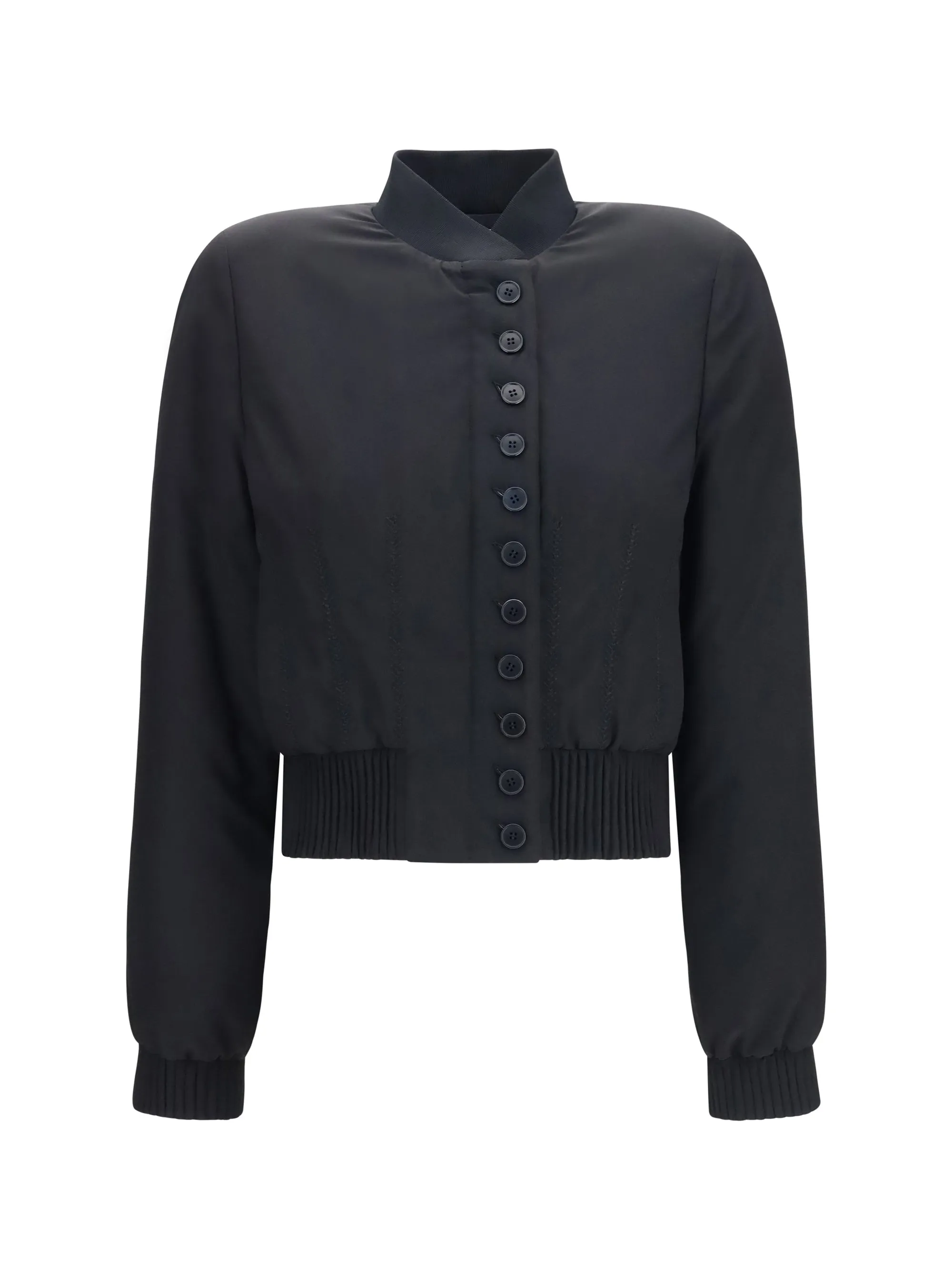 Bomber Jacket Black sold by Zulily