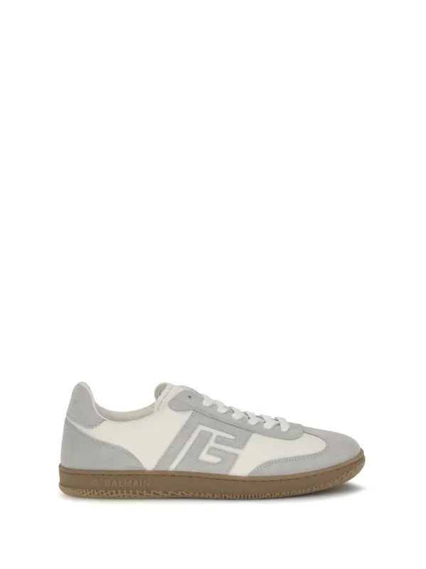 Sneakers Swan Suede and Smooth Leather made by Balmain