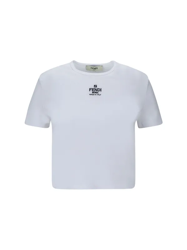 T-Shirt Cotton White made by Fendi