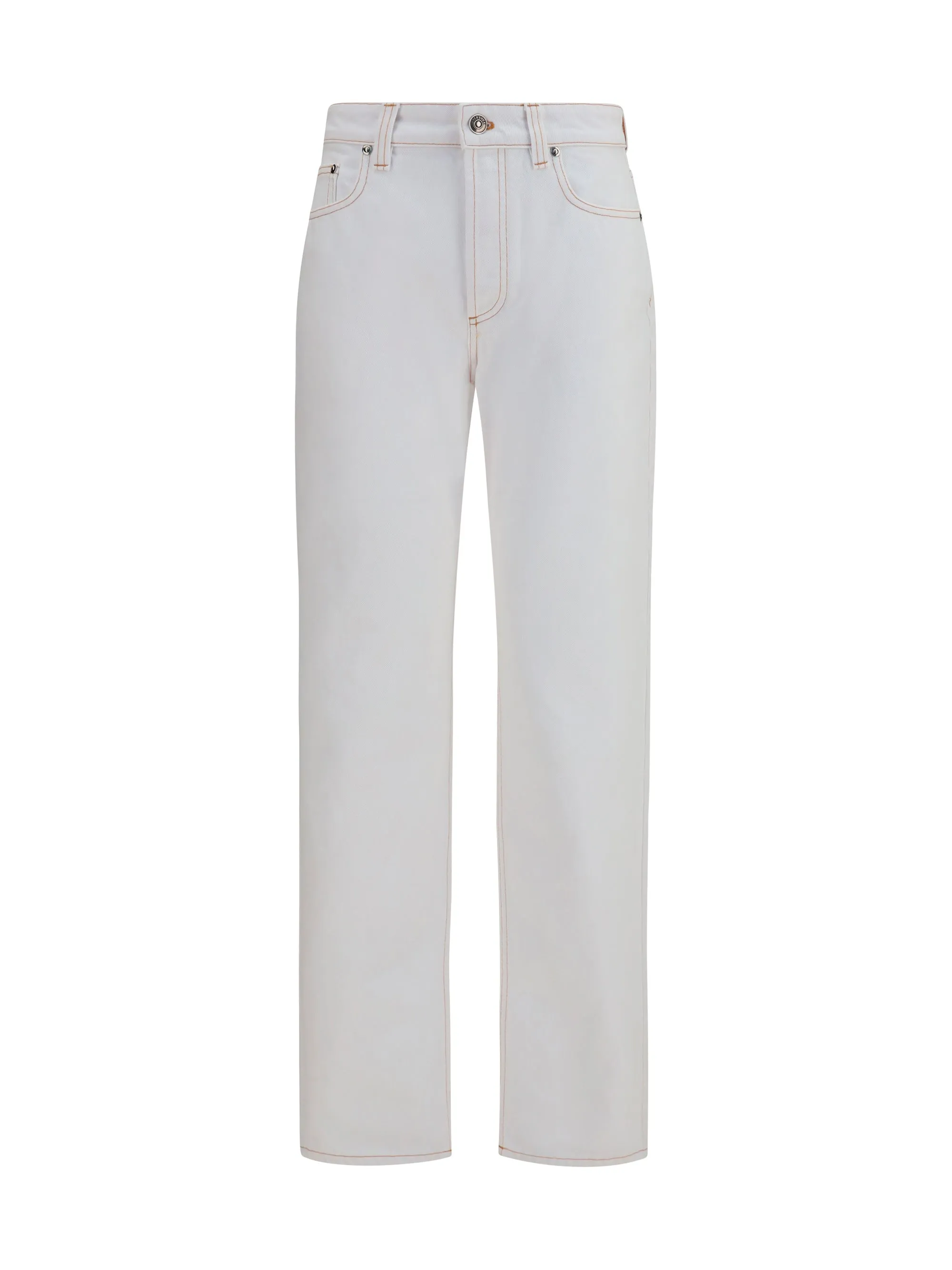 High-Waisted Jeans Optical White sold by Zulily