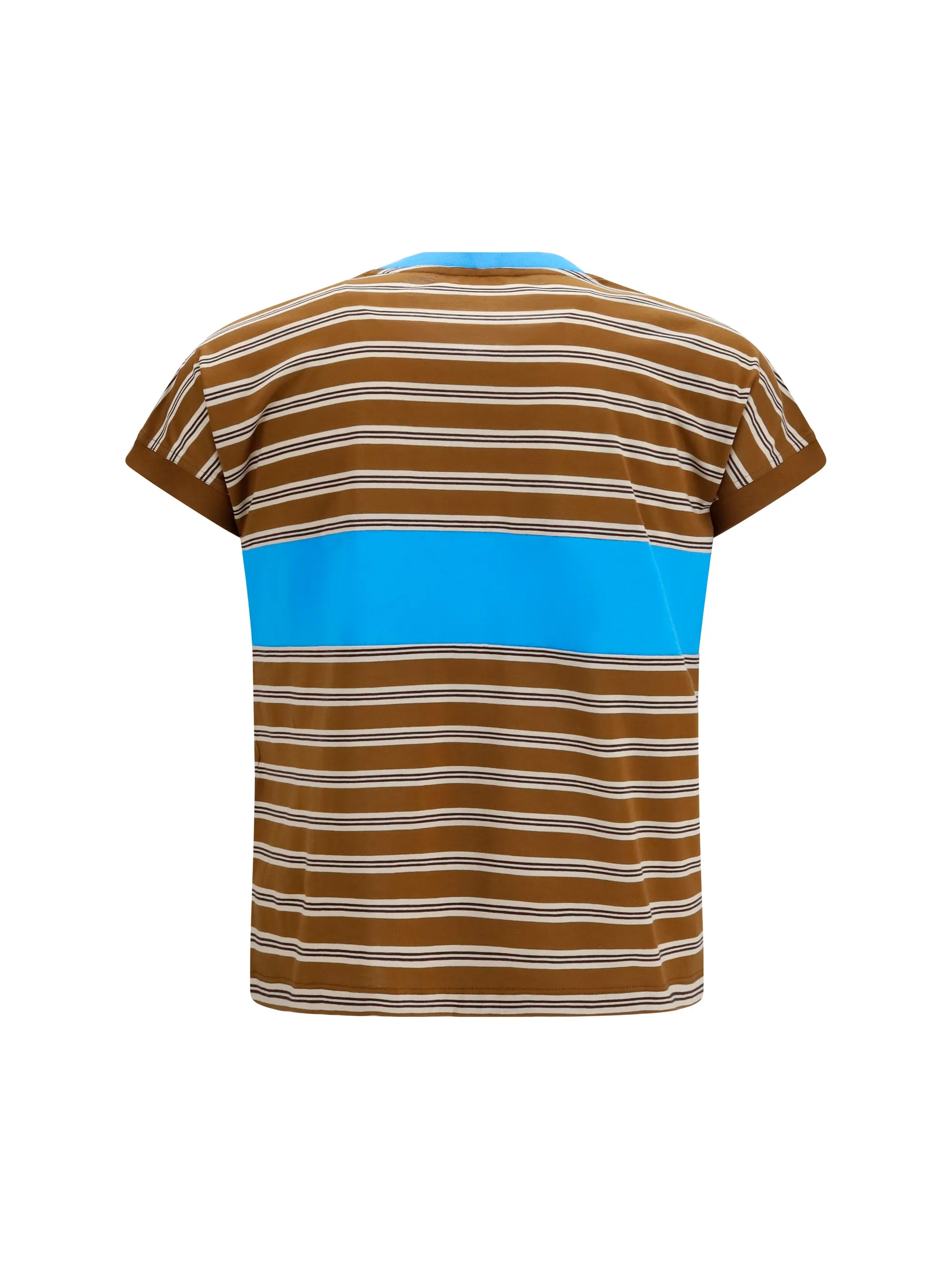 Cotton T-Shirt Striped Chestnut/Beige/Chocolate sold by Zulily product image thumbnail 2