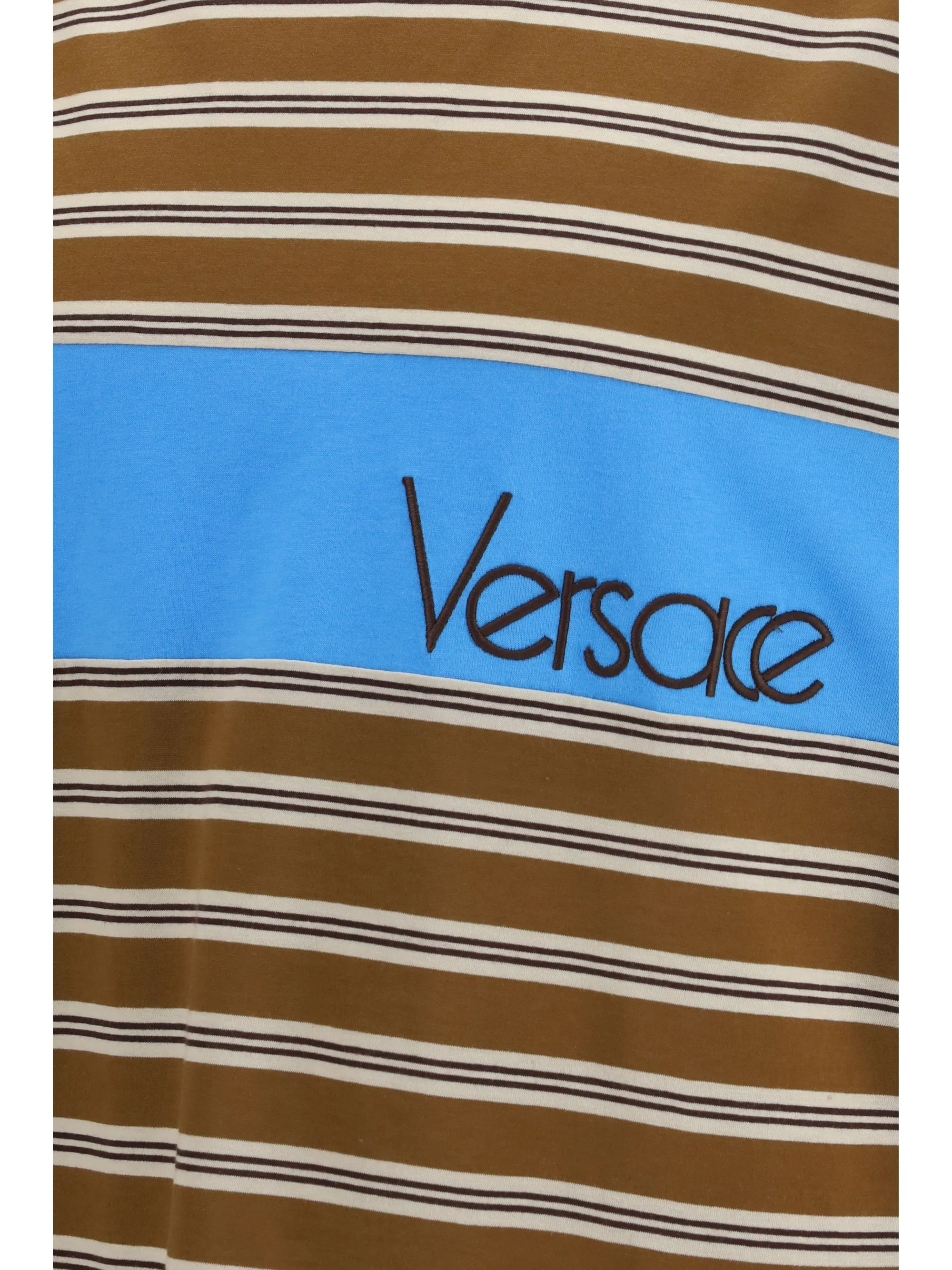 Cotton T-Shirt Striped Chestnut/Beige/Chocolate sold by Zulily product image thumbnail 3
