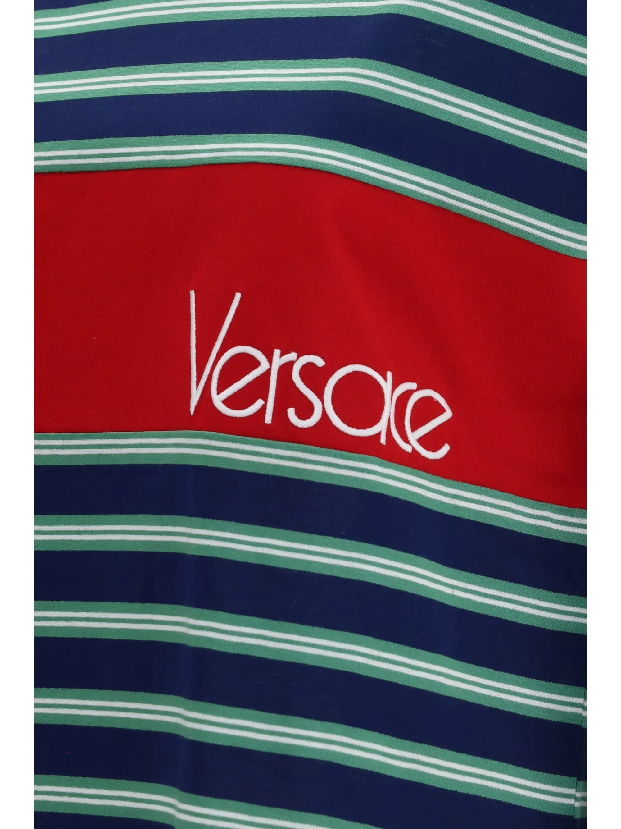 T-Shirt Striped Cotton Ink/Grass Green/White sold by Zulily product image thumbnail 3