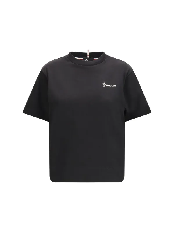 Cotton T-Shirt Black made by Moncler