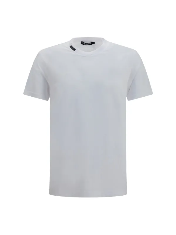 Cotton Jersey T-Shirt Optical White made by Dolce & Gabanna