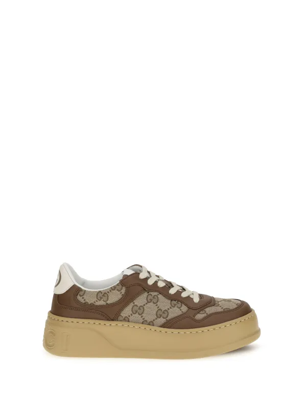 Sneakers GG Chunky Calf Leather made by Gucci