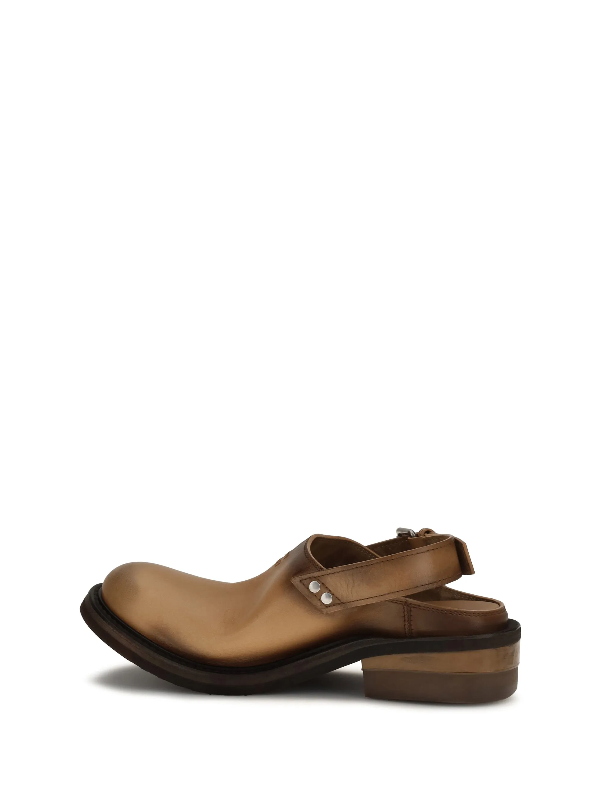Mules Foule Tan Leather sold by Zulily product image thumbnail 3