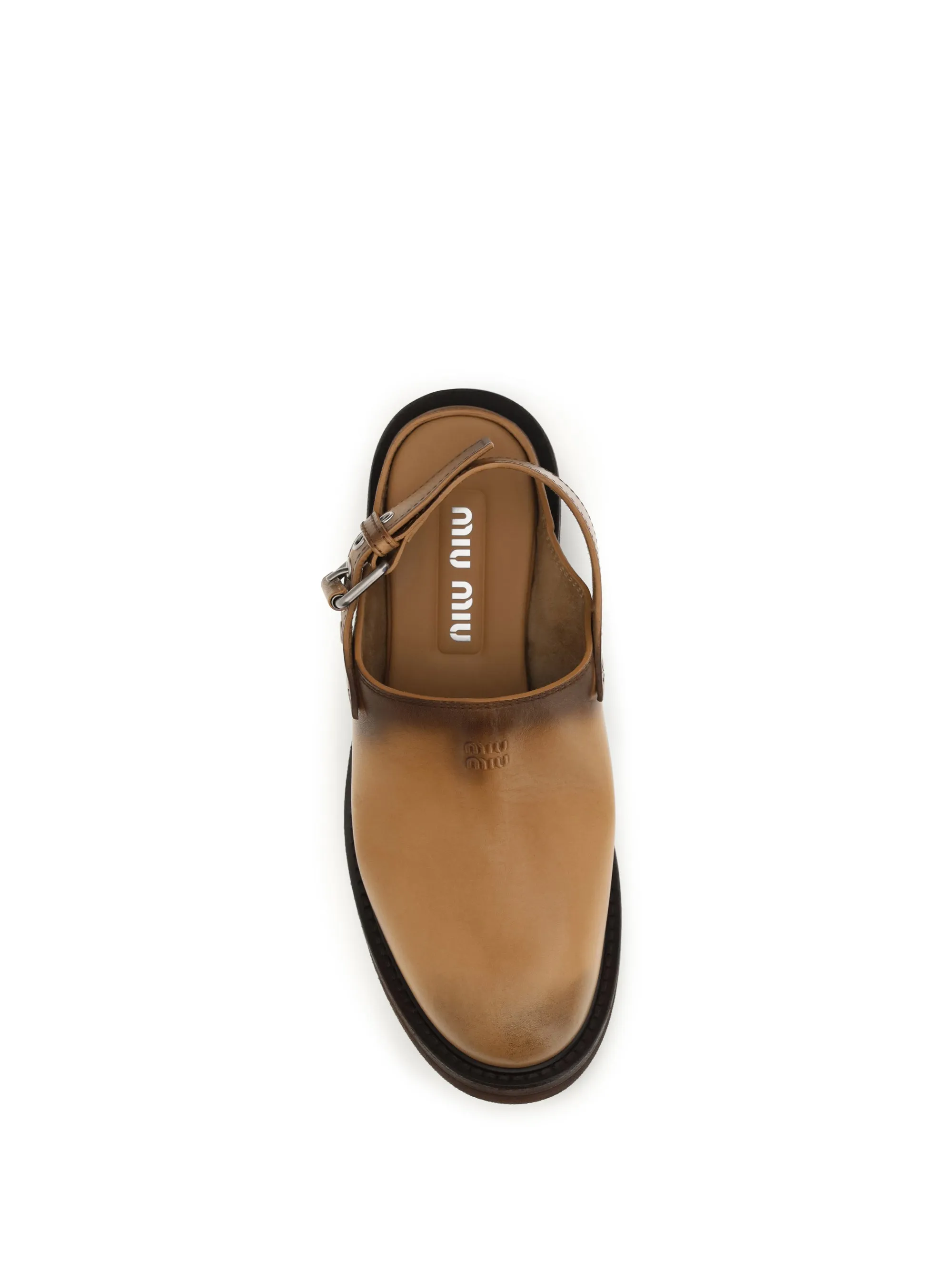 Mules Foule Tan Leather sold by Zulily product image thumbnail 2