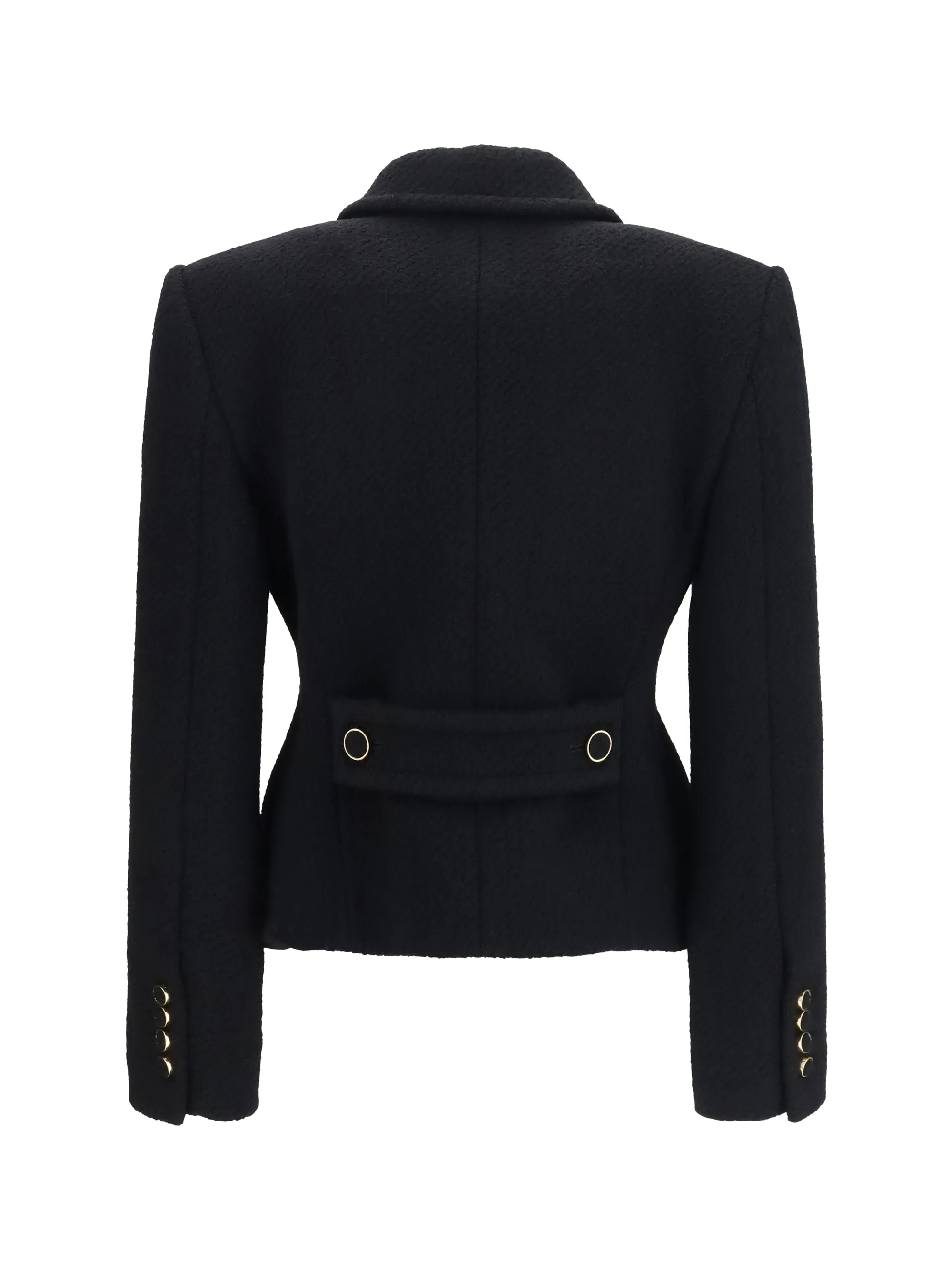 Blazer Cropped Single-Breasted Black sold by Zulily product image thumbnail 2