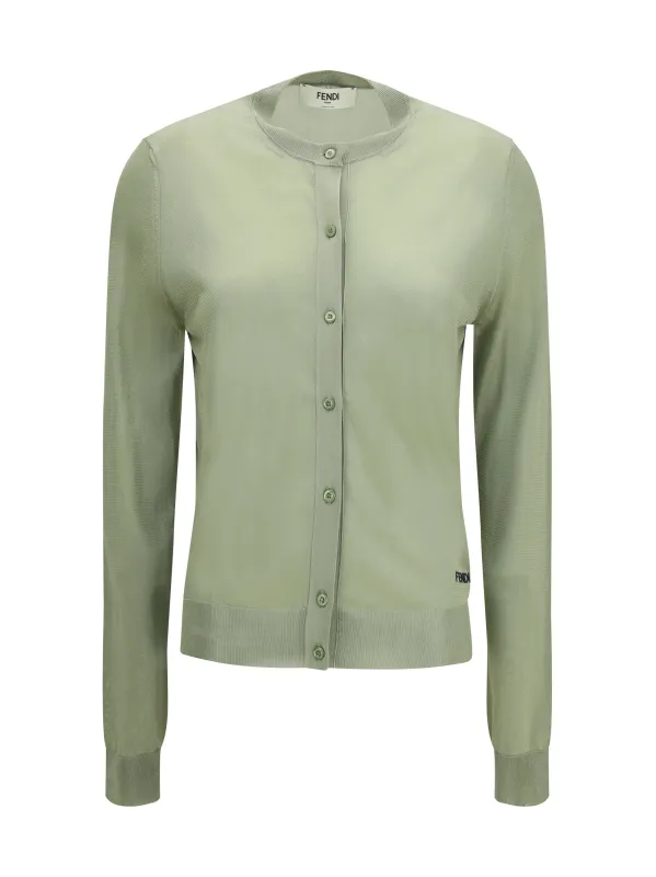 Cardigan Crewneck in Viscose made by Fendi