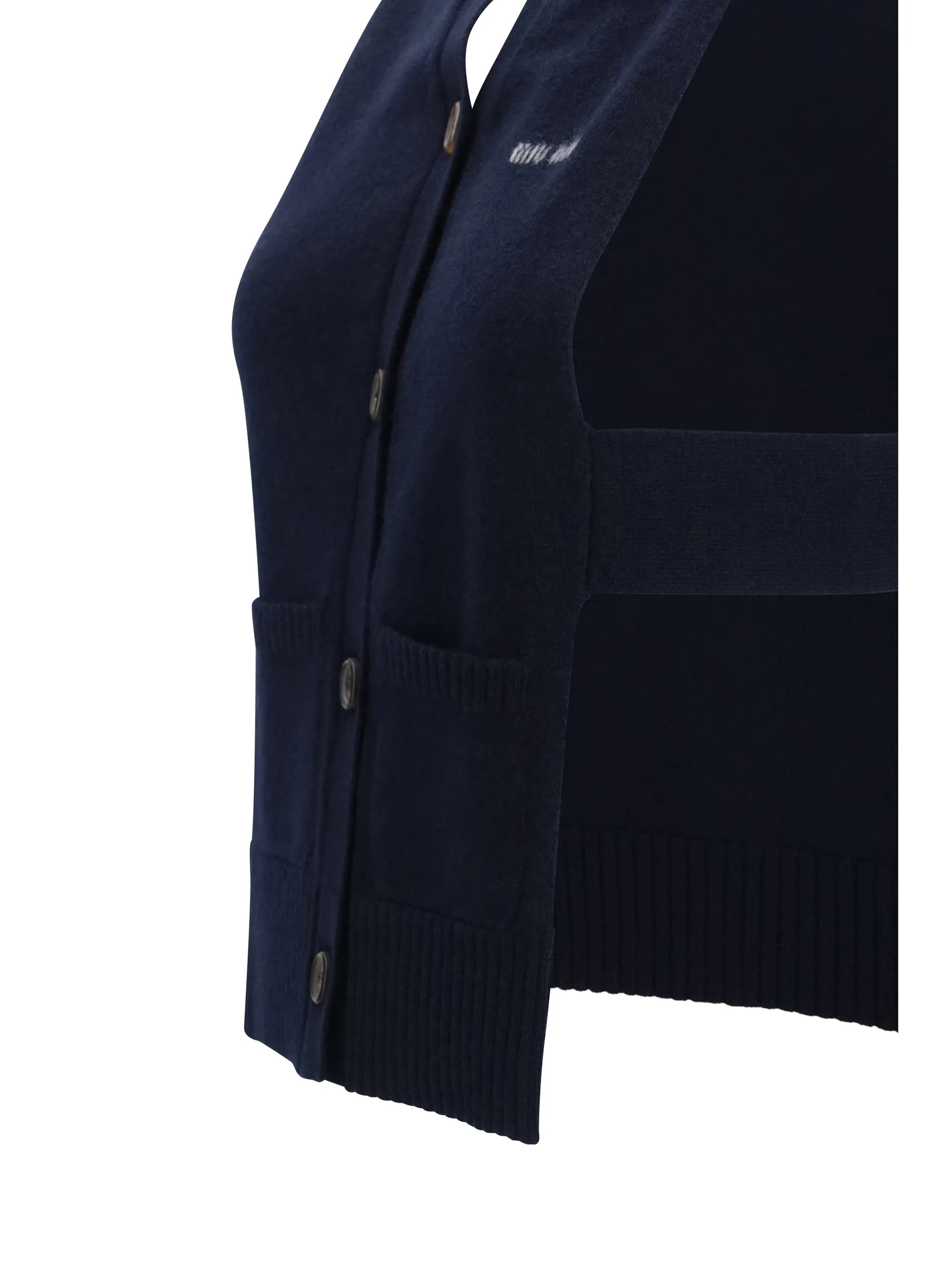 Cardigan Vest Blue Cashmere sold by Zulily product image thumbnail 2