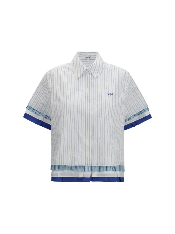 Short-Sleeved Shirt White/Multicolour made by Loewe