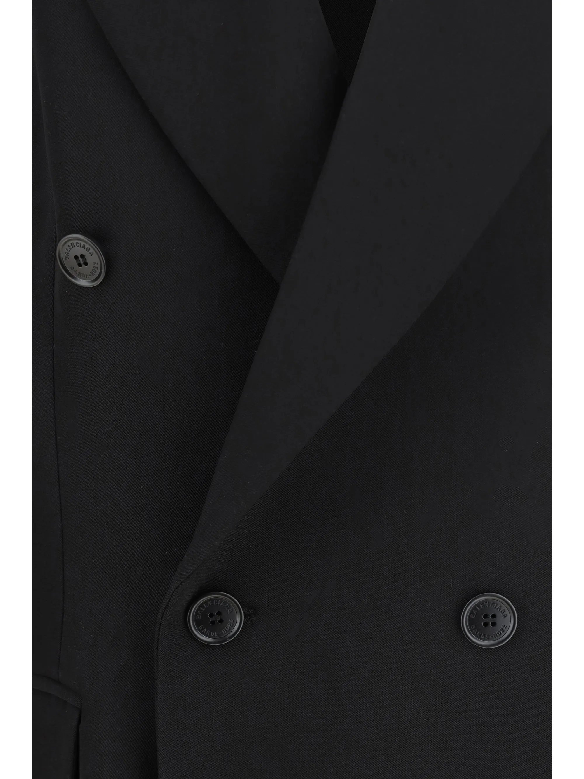 Blazer Jacket Black Wool sold by Zulily product image thumbnail 2