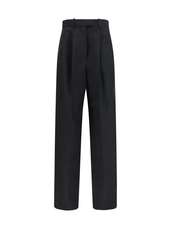 Trousers Double-Pleat Wool-Mohair made by Givenchy