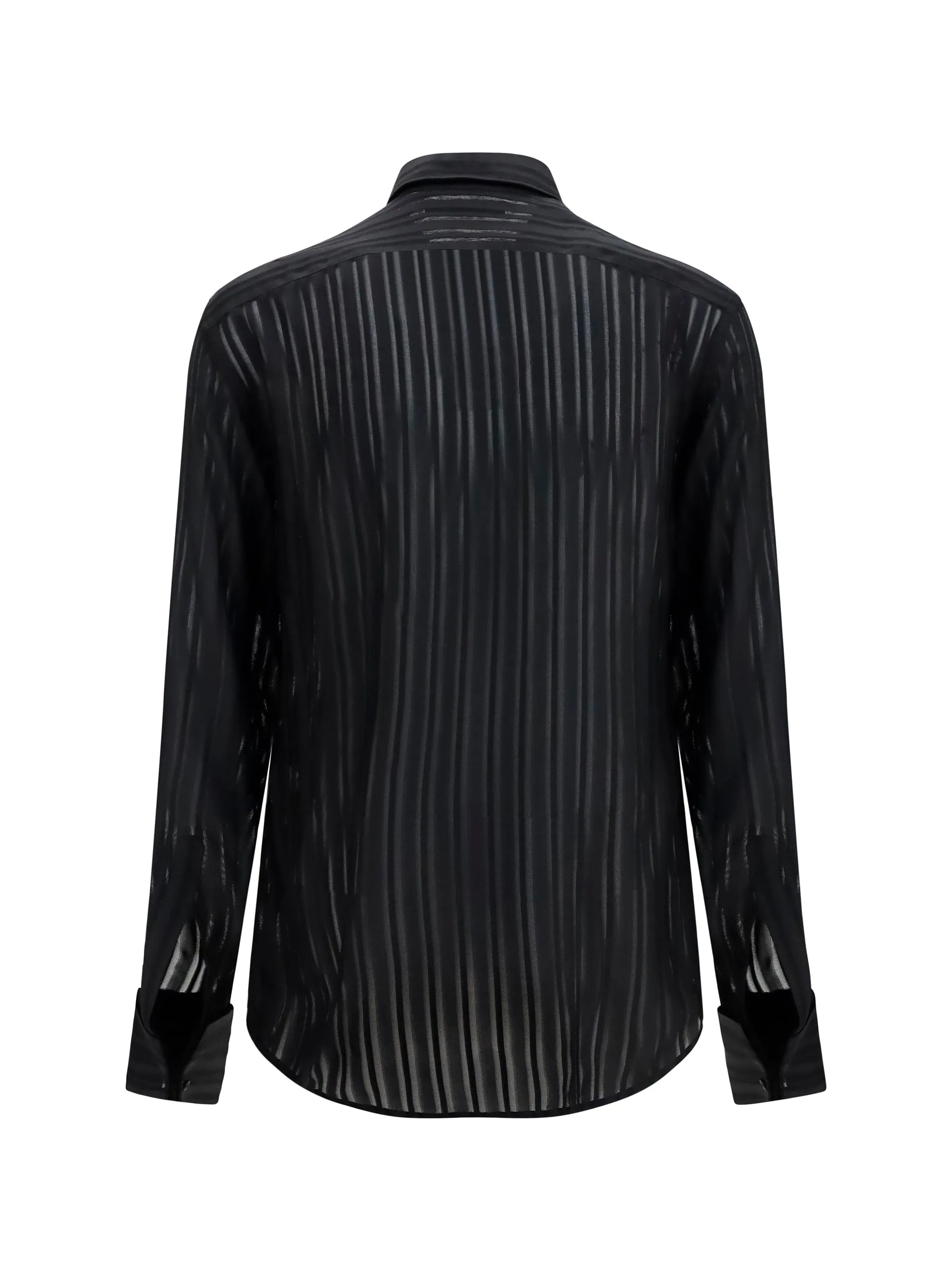 Shirt Striped Silk Gauze Black sold by Zulily product image thumbnail 3