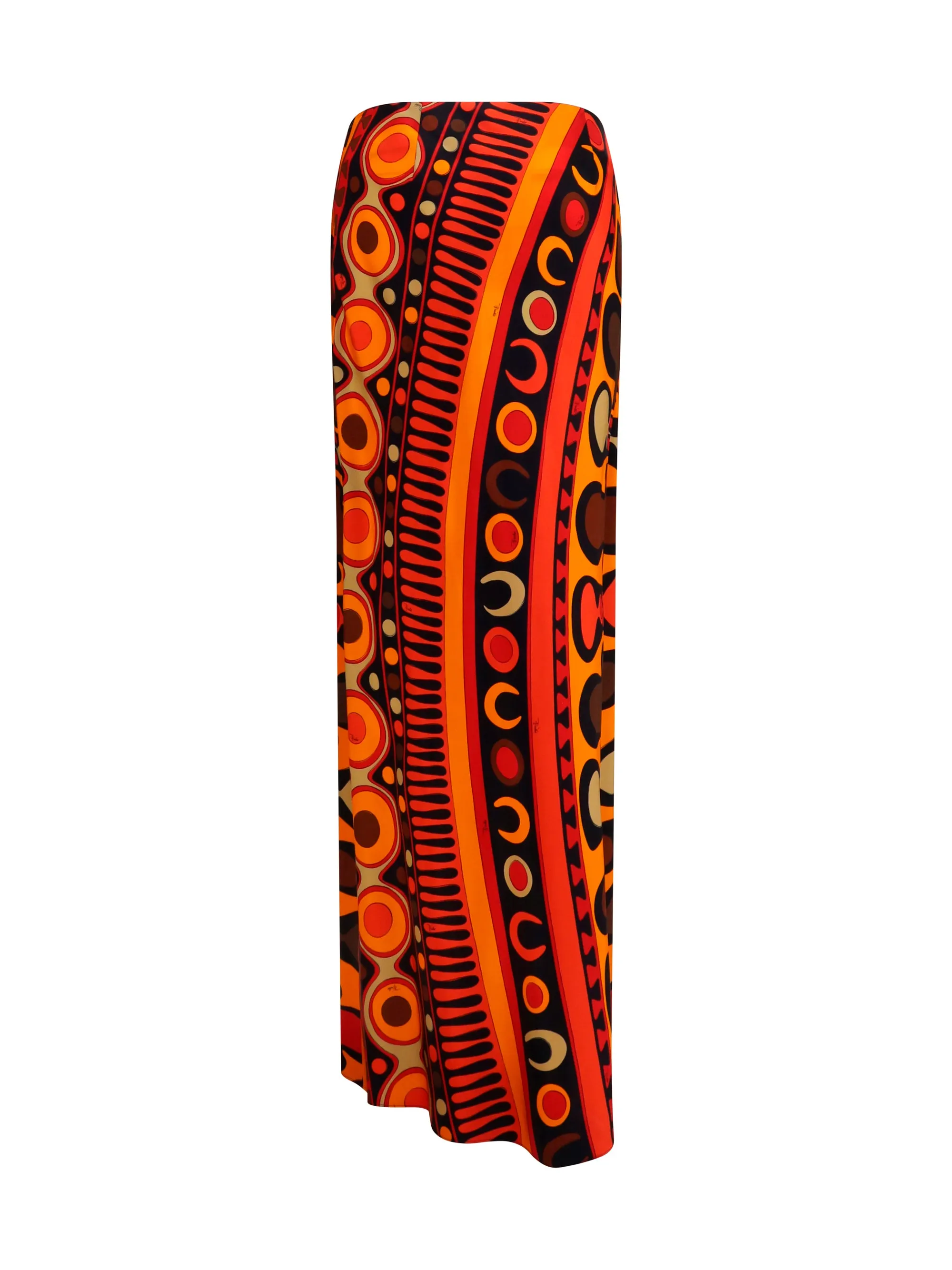 Skirt Solei Satin Orange/Black sold by Zulily product image thumbnail 3