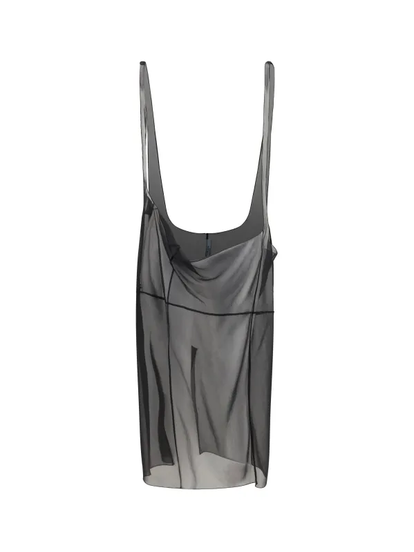 Midi Skirt Cigaline With Suspender Straps, Black made by Prada