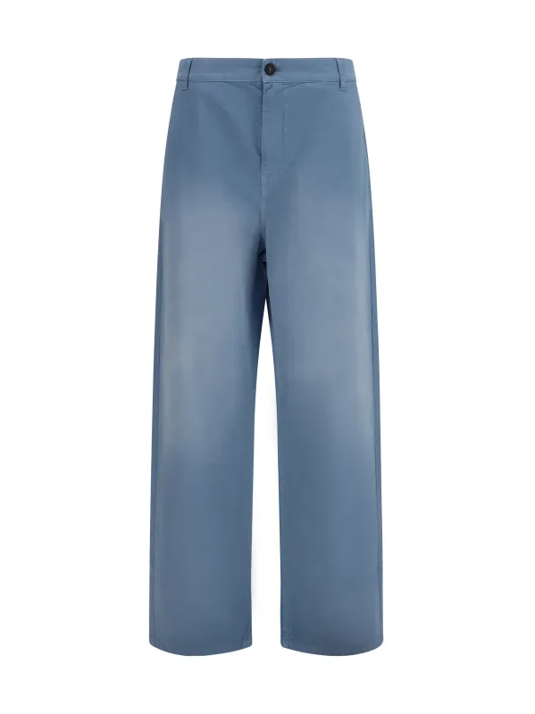 Garment-Dyed Wide-Leg Trousers made by Miu Miu