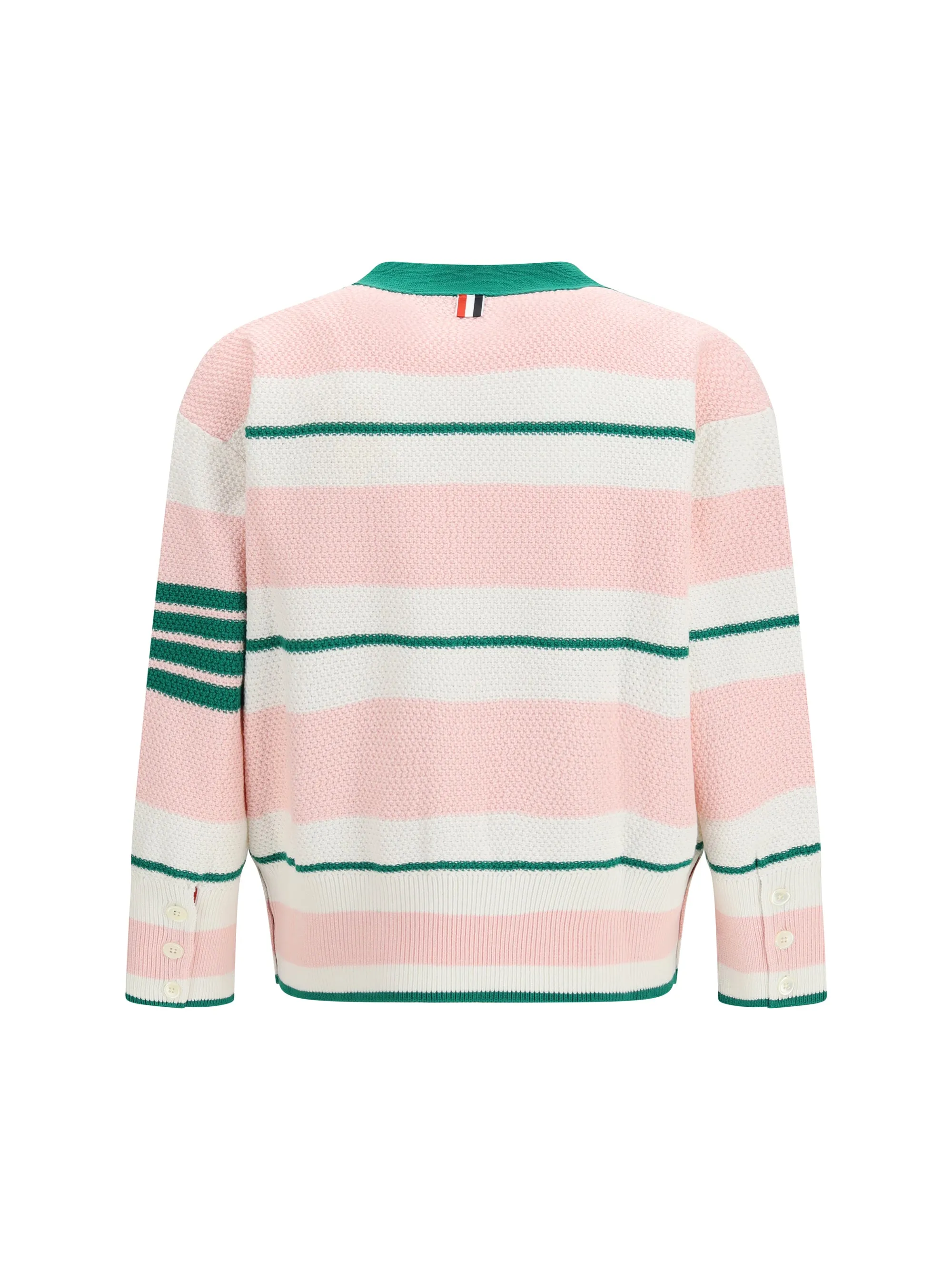 V-Neck Cardigan Seed Stitch Light Pink sold by Zulily product image thumbnail 3