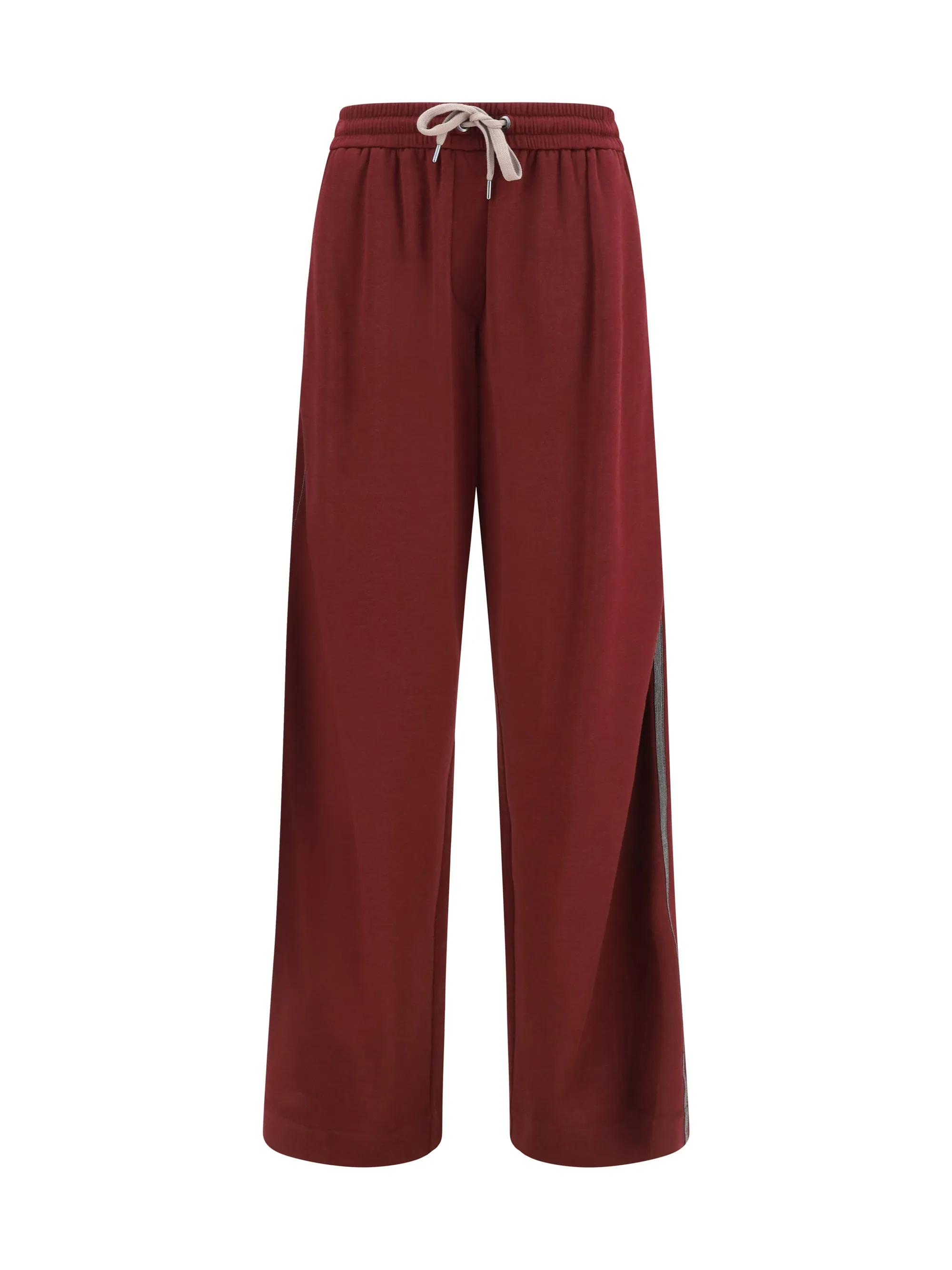 Track Pants Cotton-Silk Cabernet sold by Zulily