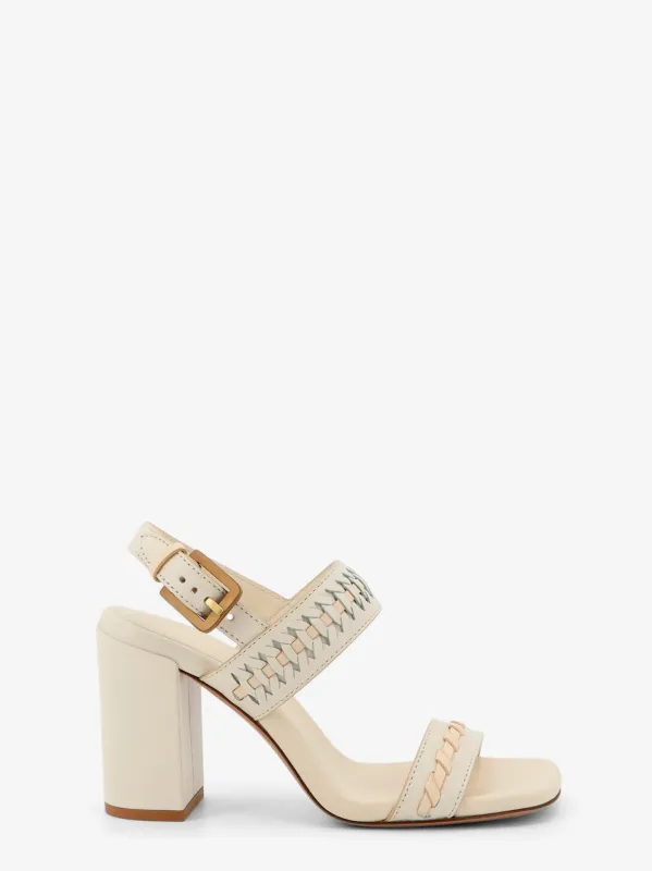 Sandals Alchemy 85 Beige Leather made by Zimmermann