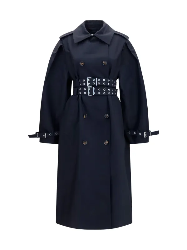 Trench Coat Black made by Ganni