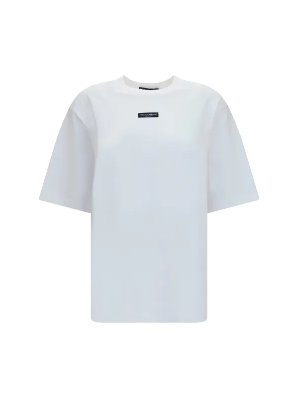 T-Shirt Cotton Jersey Optic White made by Dolce & Gabanna