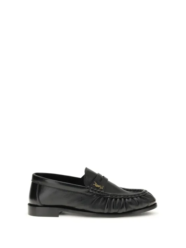 Loafers Le Loafer Black made by Yves Saint Laurent