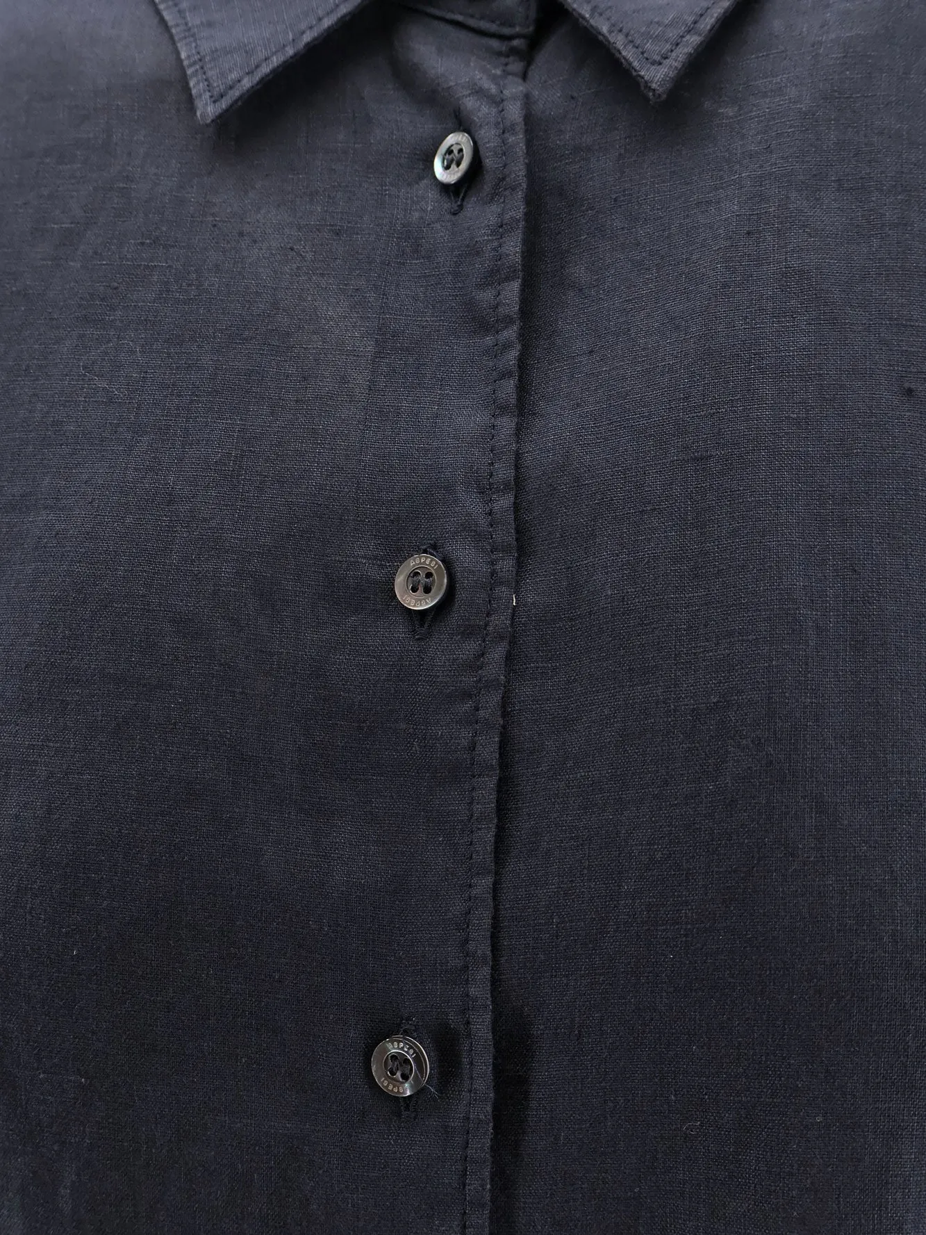 Shirt Vissuto Linen Blue sold by Zulily product image thumbnail 3