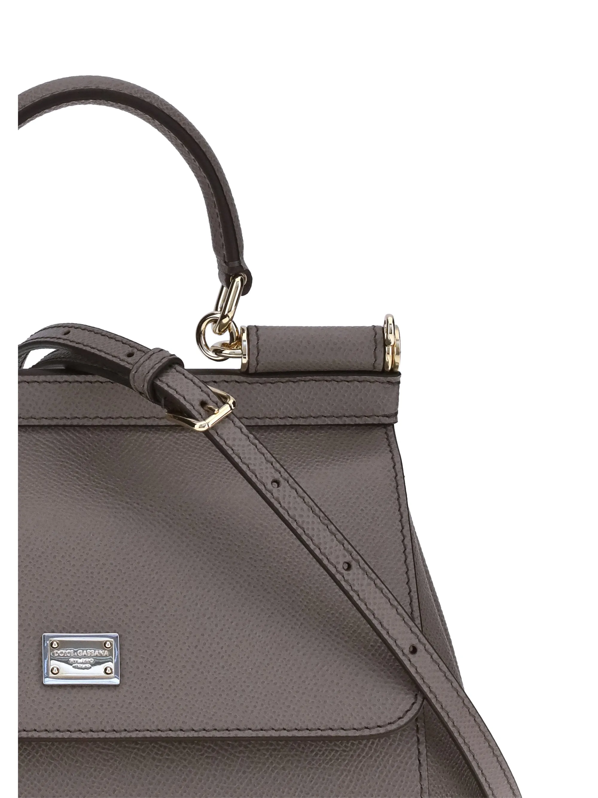 Leather Handbag Taupe sold by Zulily product image thumbnail 3