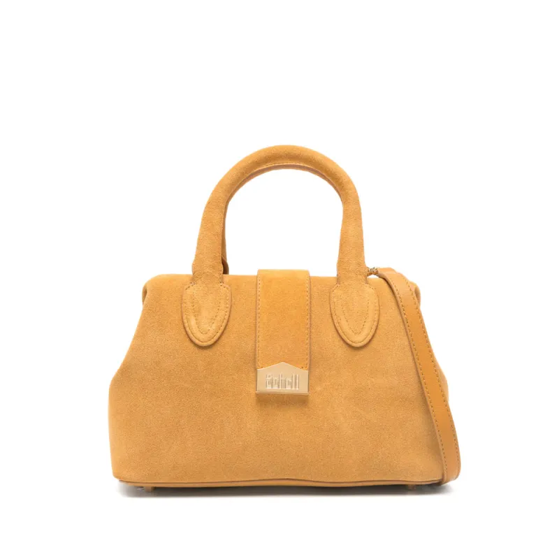 Yellow Top Handle Handbag made by Zulily