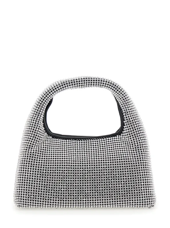 Metallic Handbag With Crystal Embellishments made by Marc Jacobs