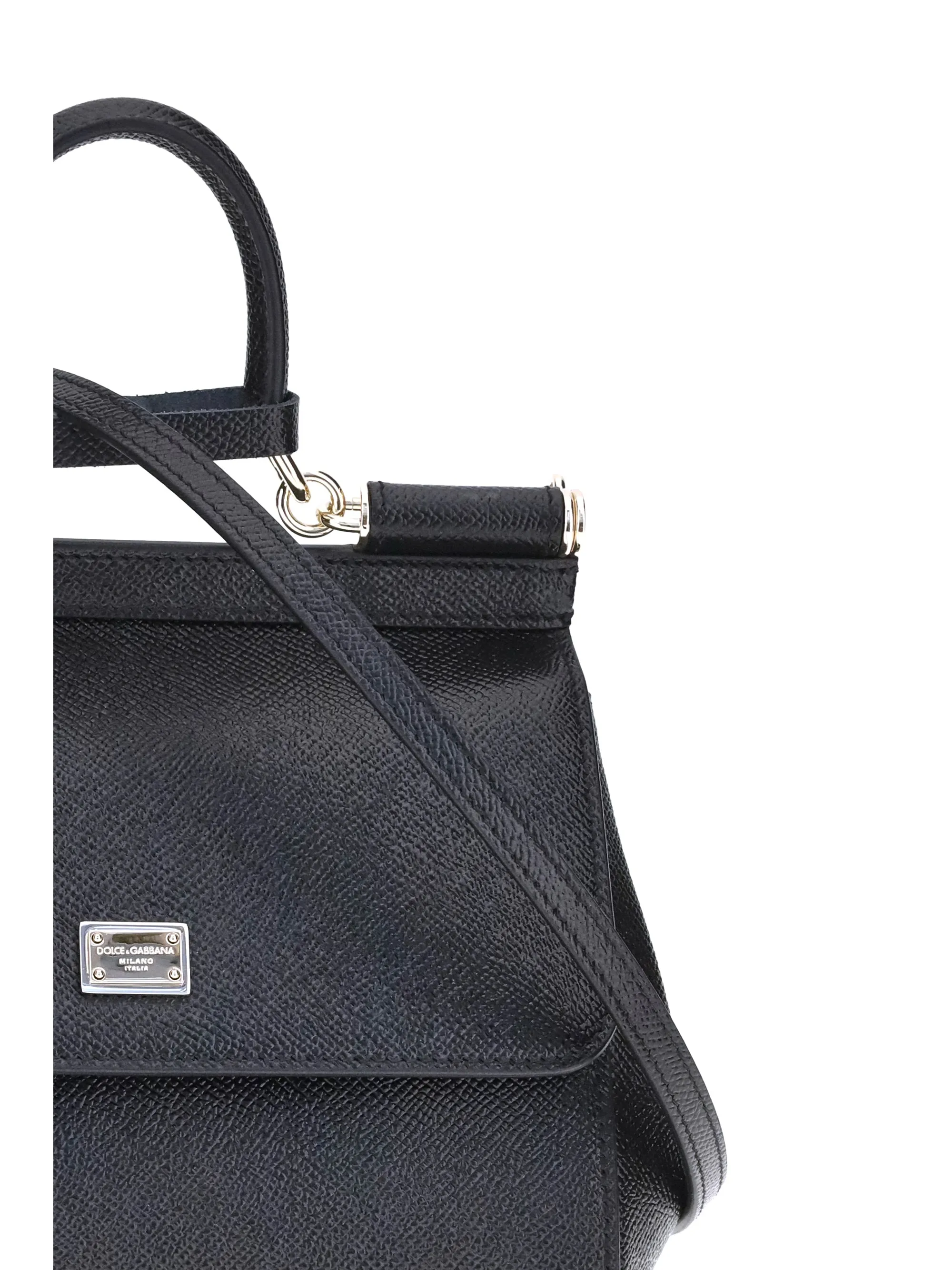 Leather Handbag Black Calfskin sold by Zulily product image thumbnail 4