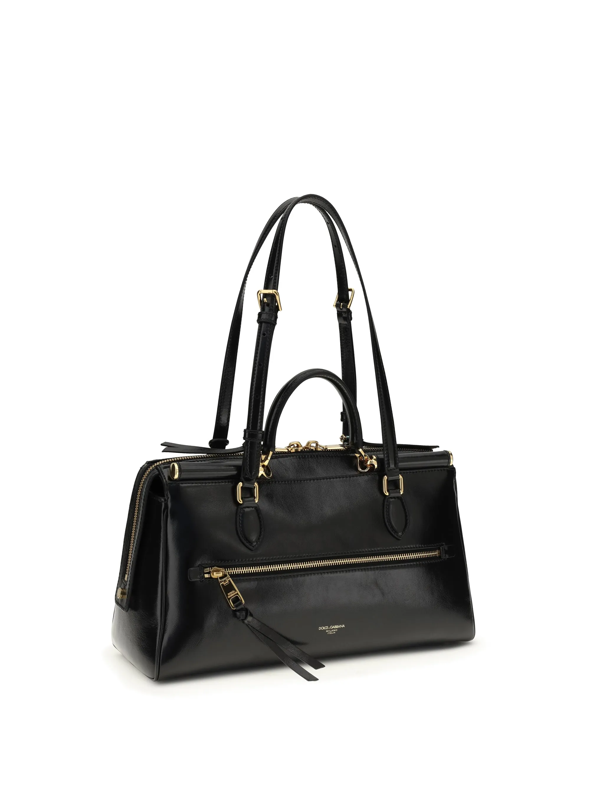Handbag Vittoria Black/Brass sold by Zulily product image thumbnail 2
