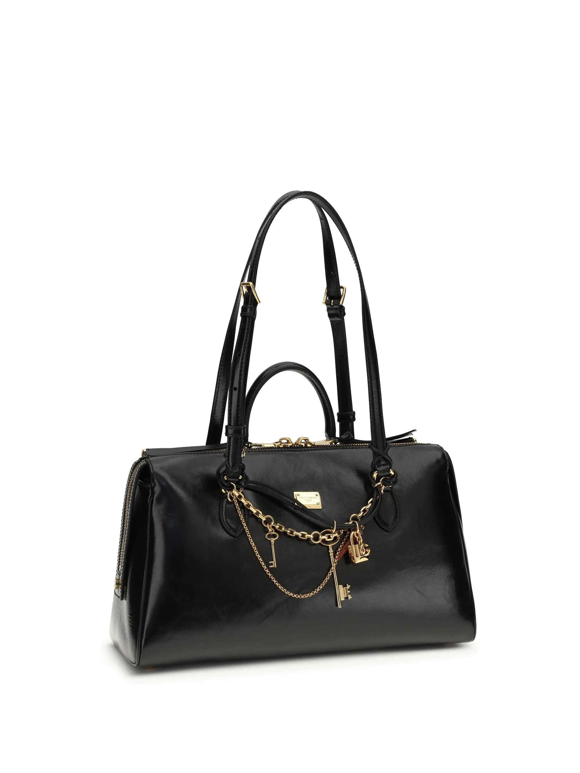 Handbag Vittoria Black/Brass sold by Zulily product image thumbnail 3
