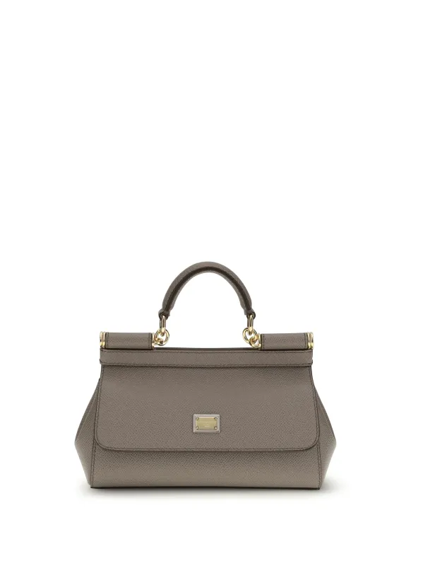 Handbag Sicily Small Calf Leather made by Dolce & Gabanna